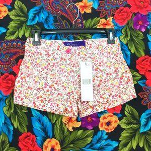 [NEW] WOMEN'S JUNIORS MAXX AZRIA x MILEY CYRUS SHORTS SIZE 1 FLORAL BOOTY SHORTS